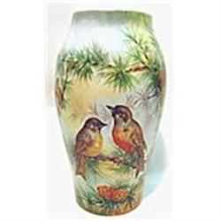 Limoges Hand Painted Vase Birds #2045262