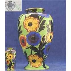 H. J. Woods Large Vase Hand Painted  #2045279