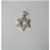 Image 1 : VINTAGE 18K W GOLD & DIAMOND "Star of David" #2045320