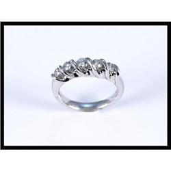 14K White Gold Diamond Ring #2045346