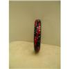 Image 1 : Celluloid vintage Black and Red /deco Bangle #2045396