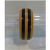 Image 1 : Bakelite Banana and Black Chunky Bangle #2045421
