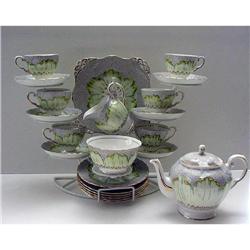 English Tuscan China Tea Service for 8 with #2045437