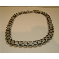 Victorian Sterling Collar with Plain Links #2045462