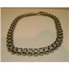 Image 1 : Victorian Sterling Collar with Plain Links #2045462