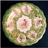 Image 1 : Soft Paste Scalloped Plate with Cherubs #2045493