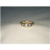 Image 1 : 14K YG Designer Sapphire Diamond Stacking Band #2045541