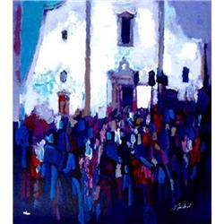 Simbari, Piazza del Duono, Serigraph, H/S #2045661