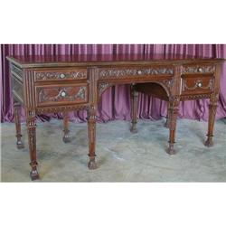 ORNATE FRENCH VICTORIAN LIBRARY OFFICE DESK #2045731