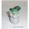 Image 1 : Chinese Green White Jade Ru-Yi Fu-Dog Seal #2045753