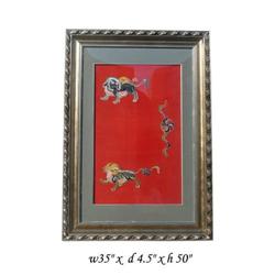 Vintage Chinese Fu-Dog Playing Fireball Display#2045760