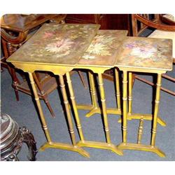 Italian Nesting coffee Tables  hand painted   #2045785