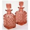 Image 1 : Elegant Depression Glass Perfume Decanter Set #2055792