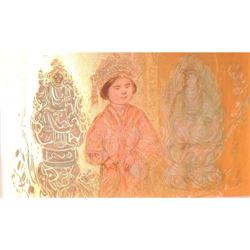 Willy & Two Quan Yins  by Edna Hibel #2056017