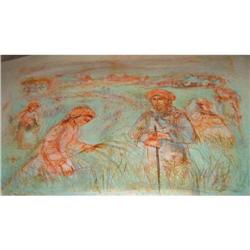 Fields Near Chartres by Edna Hibel #2056021