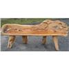 Image 1 : ANTIQUE ART ARCHITECTURAL BUFFALO GARDEN BENCH #2056273