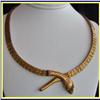 Image 1 : VICTORIAN GOLD & ROSE CUT DIAMOND SNAKE #2056323