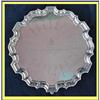 Image 1 : ARMORIAL SILVER SALVER MILITARY REGIMENTAL #2056346