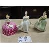 Image 1 : (PF) 3 Royal Doulton Figurines 1) Fair Lady 1962 1) Kate 1977 & 1) Victoris 1972