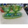 Image 2 : Carnival Glass Cream & Sugar , & Bowls