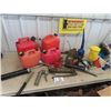 Image 1 : Gas Cans, Grease Guns, Funnels Filter Wrenches Plus More