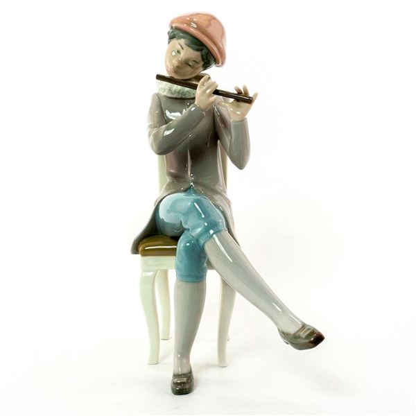 Boy with Flute 1004877 - Lladro Porcelain Figurine