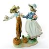 Scarecrow and the Lady 1005385 - Lladro Porcelain Figurine