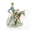 Woman with Girl & Donkey 1004666 - Lladro Porcelain Figurine