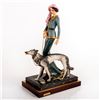 Image 2 : Capodimonte Edoardo Tasca Figurine, Woman with Dog