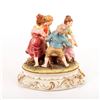 Image 2 : Capodimonte King's Porcelain Figurine, Children Playing