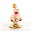 Benacchio Porcelain Figurine, Girl With Bunny