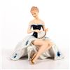 Wallendorf Porcelain Figurine, Lady With Fan
