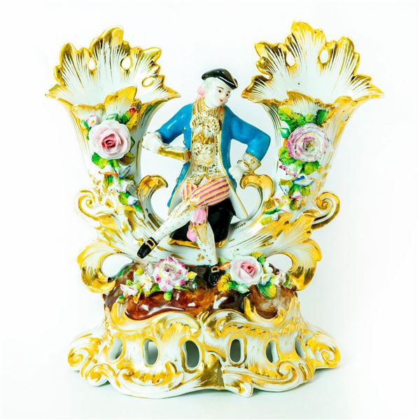 Jacob Petit Old Paris Porcelain Figurine Vase