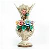Image 1 : Capodimonte Italian Porcelain Flower Vase