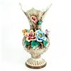 Image 2 : Capodimonte Italian Porcelain Flower Vase