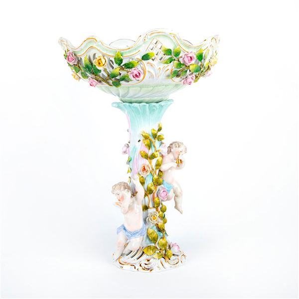 Sheirholz Plaue Porcelain Floral Centerpiece