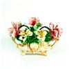 Image 2 : Vintage Capodimonte Style Floral Centerpiece