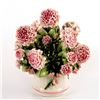 Image 1 : Capodimonte Italian Porcelain Flower Planter Carnations Centerpiece