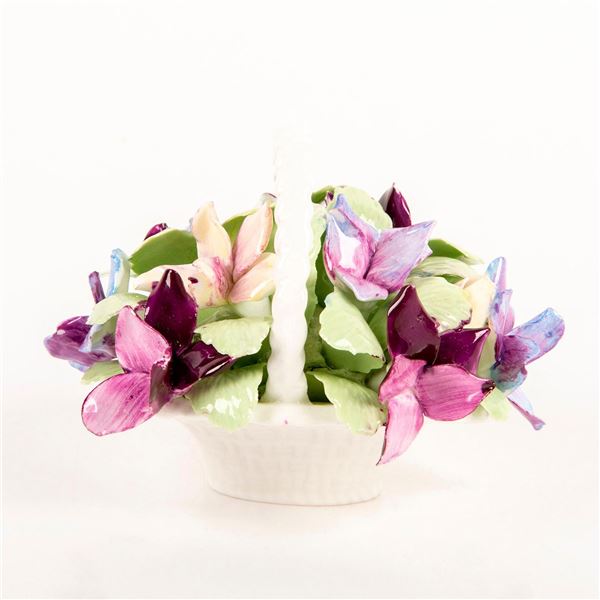 Golden Crown China Figurine, Flower Basket