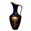 Lindner Kuebs Echt Cobalt Chrysanthemum Porcelain Jug