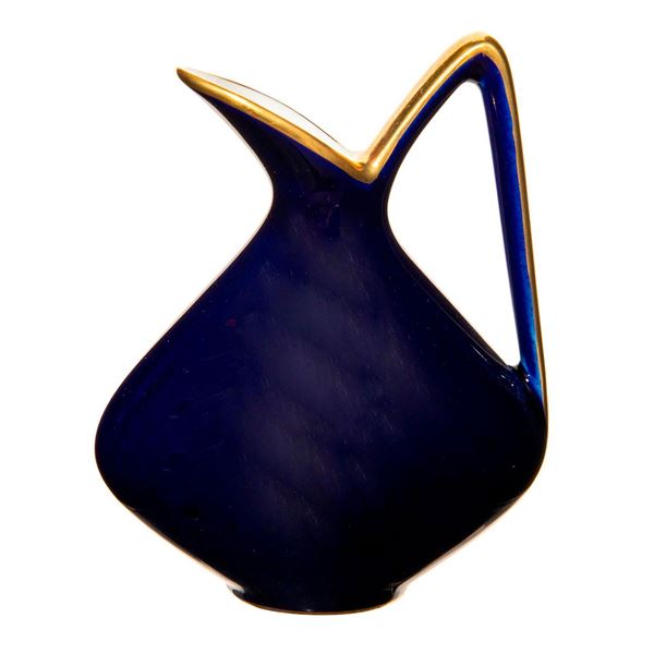 Lindner Kueps Echt Cobalt Porcelain Jug