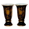 Pair of JLMENAU Graf Von Henneberg Echt Kobalt Vases