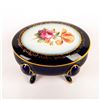 Image 1 : JLMENAU Graf Von Henneberg Porcelain, Footed Trinket Box