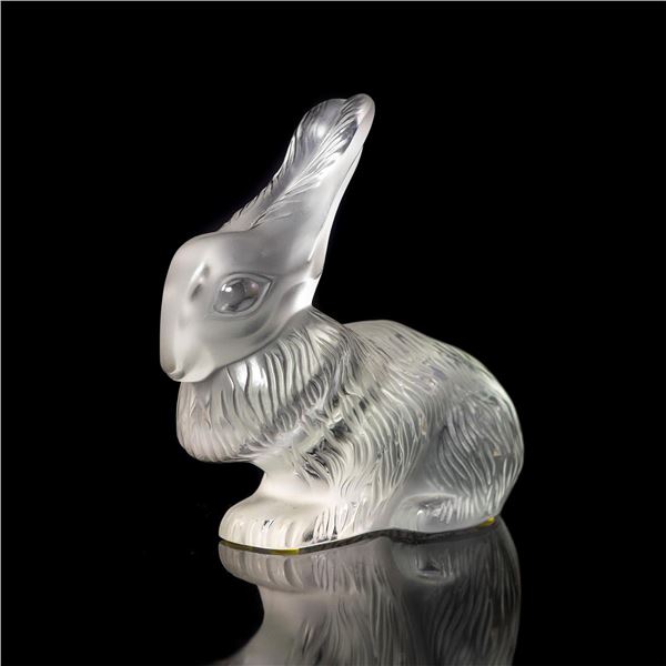 Lalique Crystal Figurine, Cesar Rabbit