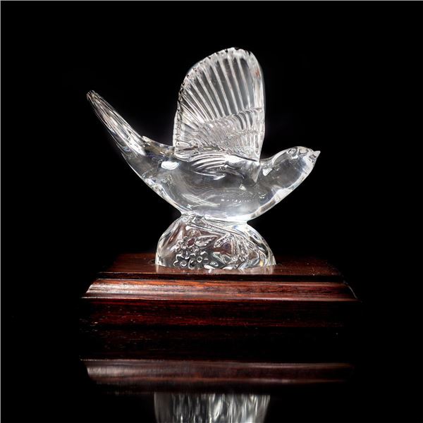 Waterford Crystal Bird Figurine, Nightingale