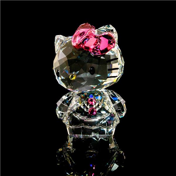Hello Kitty Pink Bow 1096877 - Swarovski Crystal Figure