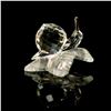 Image 2 : Snail On Vine - Swarovski Crystal Figure