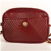 Image 2 : Revillon Paris Burgundy Chevron Textured Shoulder Bag