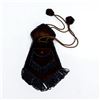Image 2 : Vintage Beaded Leather Drawstring Reticule