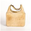 Image 1 : Vintage Beige Exotic Embossed Leather Handbag with Mirror